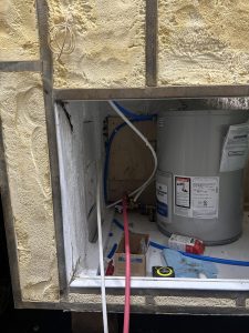 Install water lines for tanks and pumps