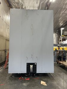 Attached siding to prep for paint