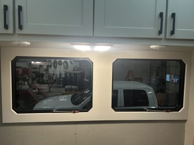 Window wood trim work