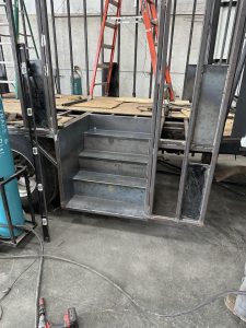 Added More to the Stairs to Finish the Shape