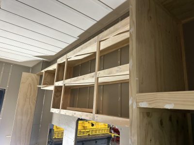 Installed the Cabinets