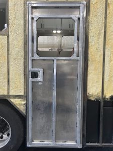Attached Living Quarters Door to the Frame