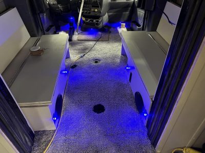 Added Blue Lights to the Cabin